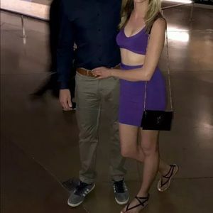 BCBGMaxazria Alexandra Skirt Kiana Top Royal Blue